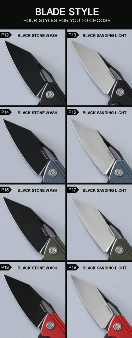 Original 929 Petrified fish folding knife D2 Steel Blade Hunting Knife 11